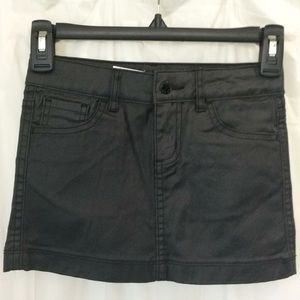 NWT Joe Fresh Kids size 7 Black Mini Skirt Cute!